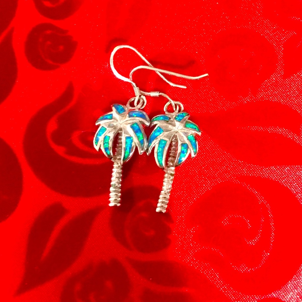 Palm tree earrings